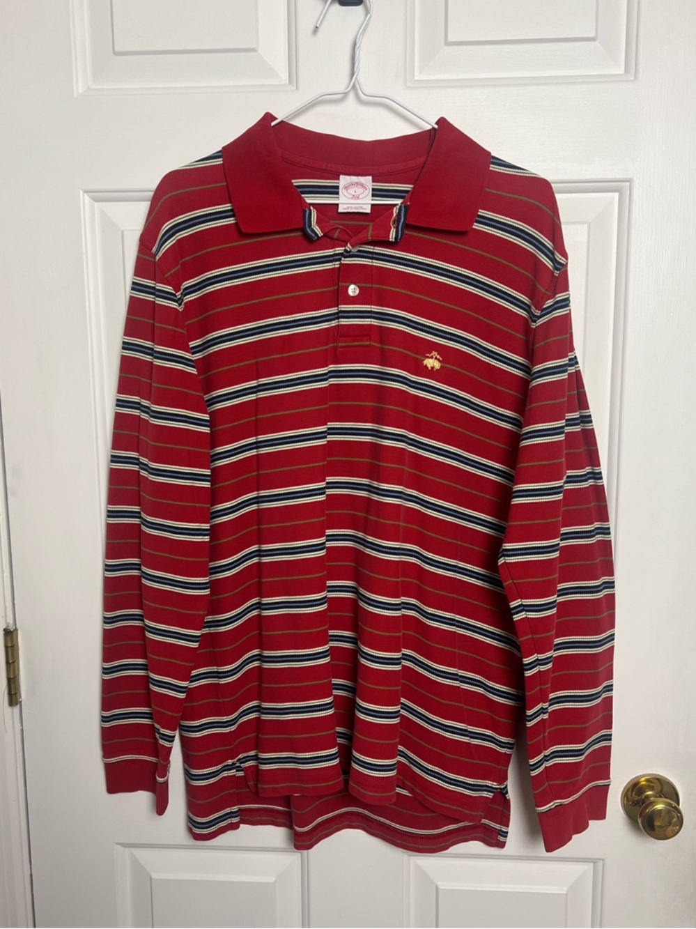 Brooks Brothers 346 Long Sleeve Polo